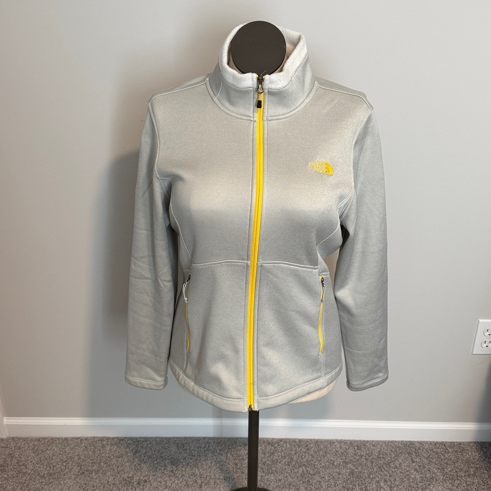 The North Face Women's Agave Jacket in Light Gray Yellow Size XL - Picture 7 of 7